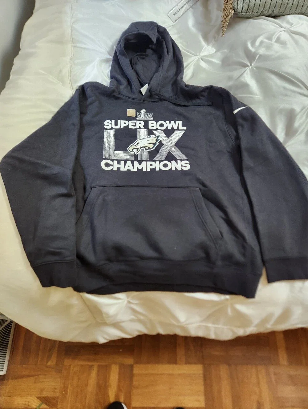 Philadelphia Eagles  Super Bowl LII Champions XL Hoodie/sweatshirt - Black